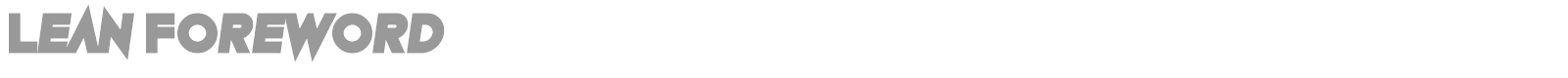 Lean Foreword font preview